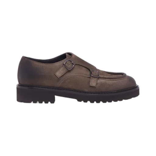 Double Buckle Monk Shoes