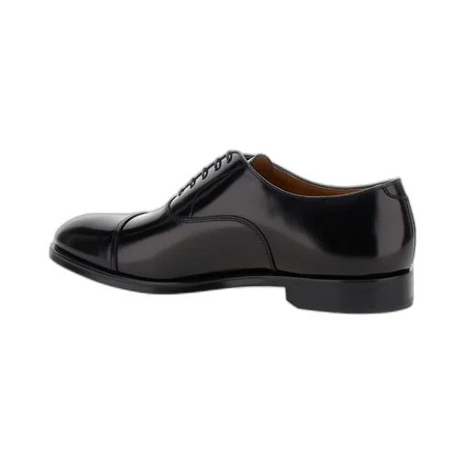 Round-Toe Lace-Up Derby Shoes
