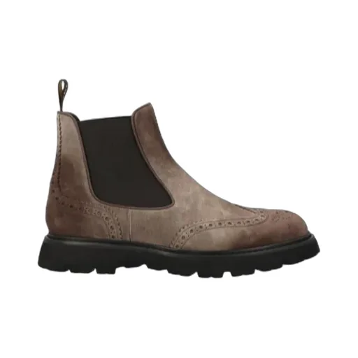 Round-Toe Slip-On Boots