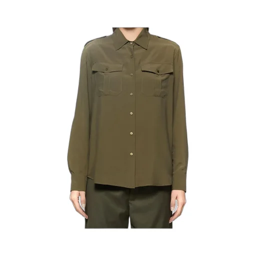 Spread-Collar Shirt