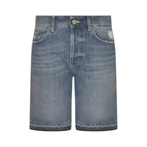 Logo Patch Denim Shorts