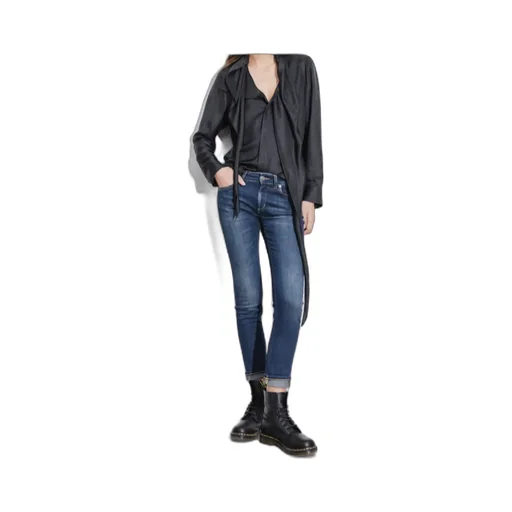 Tapered Denim Trousers