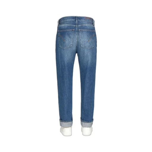 Denim Trousers With Belt Loops