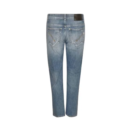 Distressed Logo-Patch Jeans