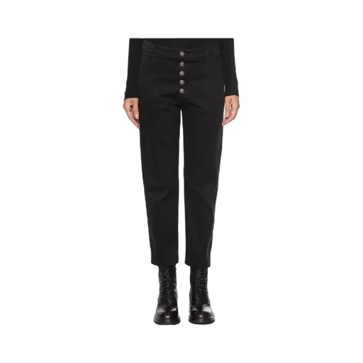 Button-Front Slacks