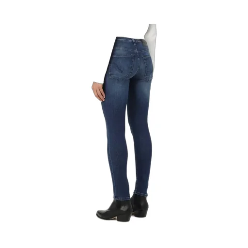 Logo-Patch Skinny Jeans