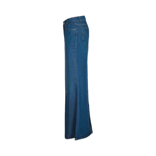 Flared Denim Skirt