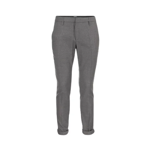 Mid-Rise Slim-Fit Tailored Trousers