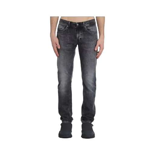 Denim Trousers With Belt Loops