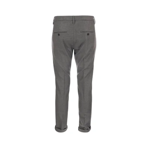 Mid-Rise Slim-Fit Tailored Trousers