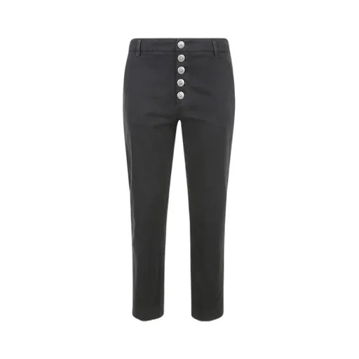 Button-Front Slacks