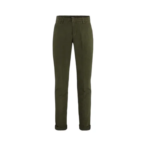 Belt-Lined Casual Pants