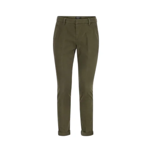 Belt-Lined Casual Pants
