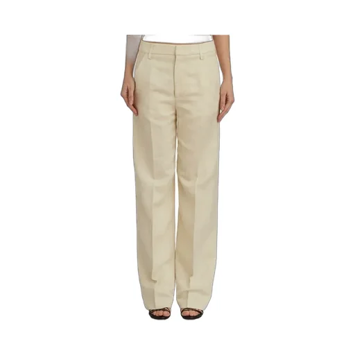 Reina Viscose And Linen Trousers