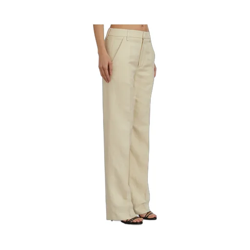 Reina Viscose And Linen Trousers