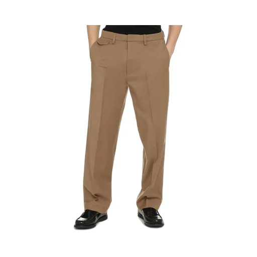 Belt-Lined Casual Pants