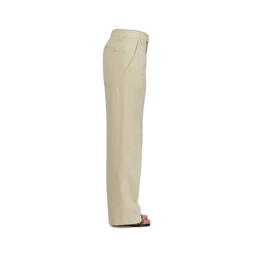 Reina Viscose And Linen Trousers