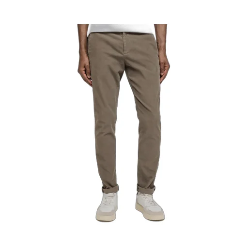Belt-Lined Casual Pants