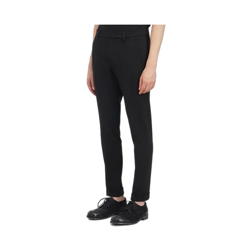 Belt-Lined Casual Pants