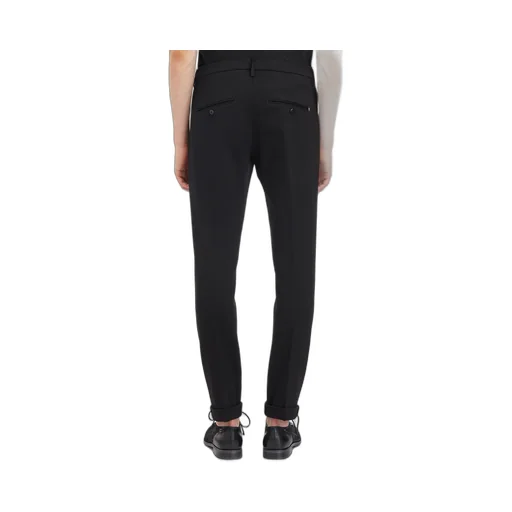Belt-Lined Casual Pants