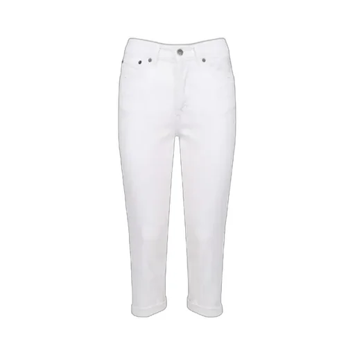 Button Detailed Cropped Jeans