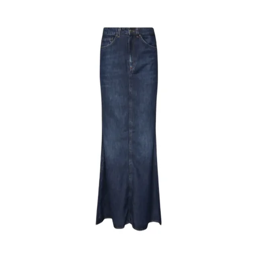 Slim Fit Slit Skirt