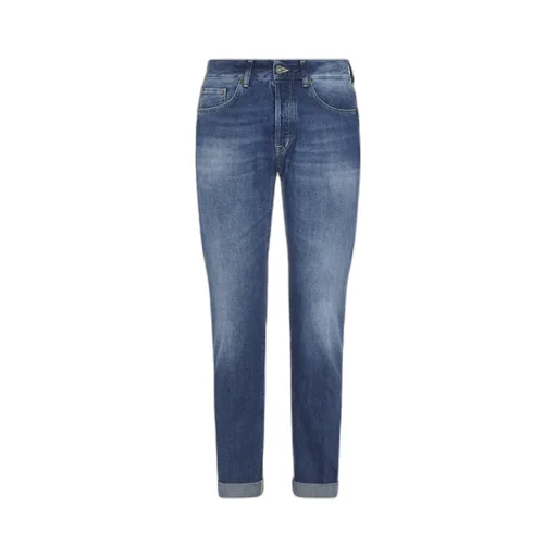 Light-Wash Tapered Jeans