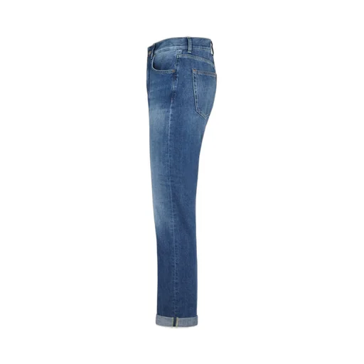 Light-Wash Tapered Jeans