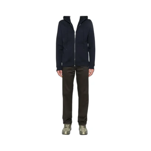 Logo Print Zip-Up Hoodie