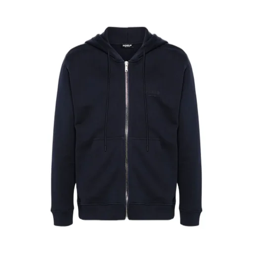 Logo Print Zip-Up Hoodie