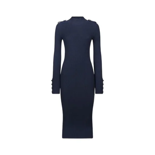 Ribbed Midi Dress