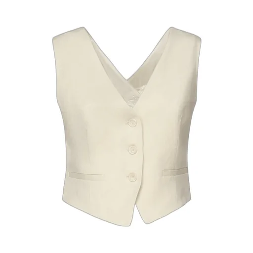 Buttoned Vest Jacket
