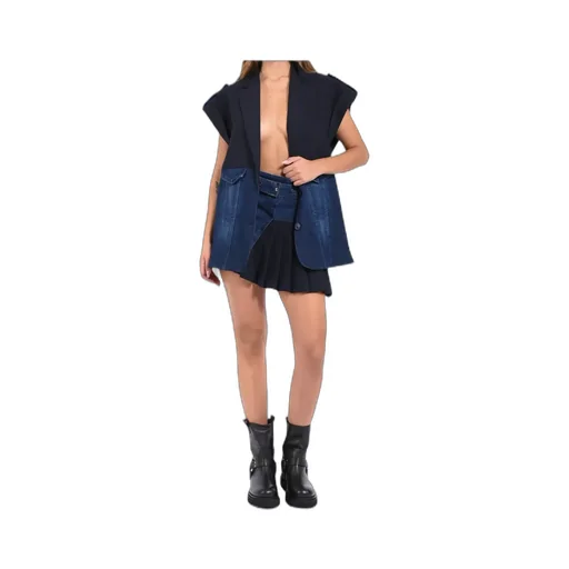 Pleated Belted Skirt