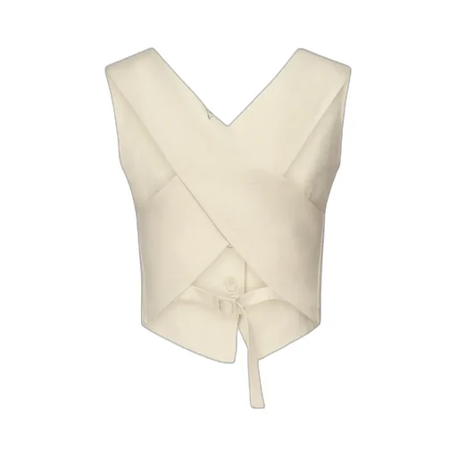 Buttoned Vest Jacket