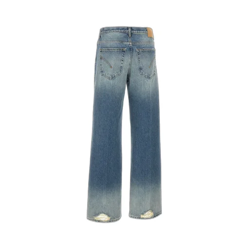 Jacklyn Distressed High-Waisted Jeans