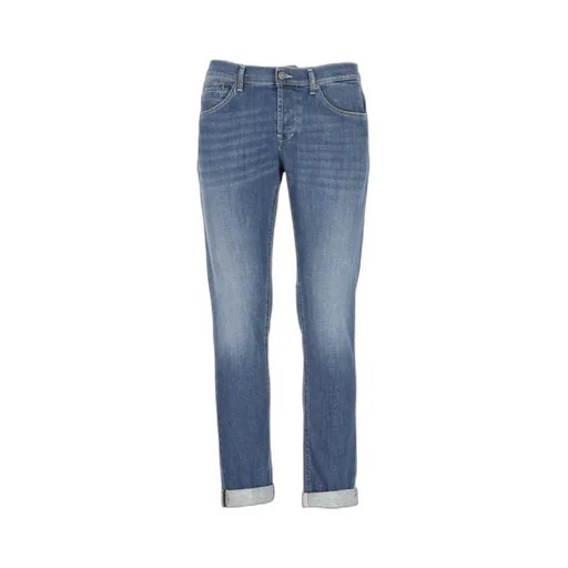 Faded Ruffle Denim Trousers