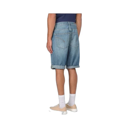 Washed Denim Shorts