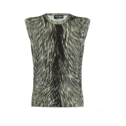 Fur Printed Tank Top
