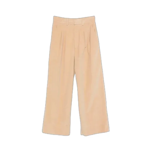 Pleated Corduroy Trousers