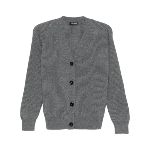 V-Neck Ribbed Cardigan