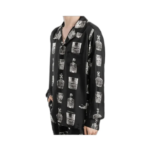 Liquor-Print Shirt