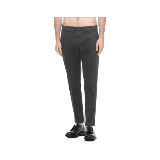 Belted Slim-Fit Pants