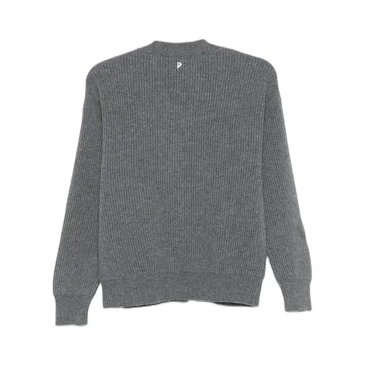 V-Neck Ribbed Cardigan