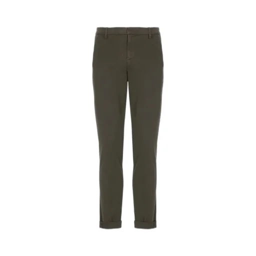 Belted Slim-Fit Pants