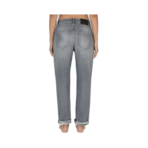 Five-Pocket Distressed-Hem Jeans