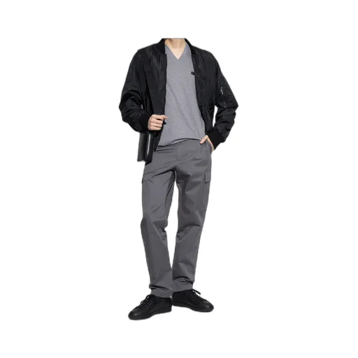 Logo Plaque Cargo Pants
