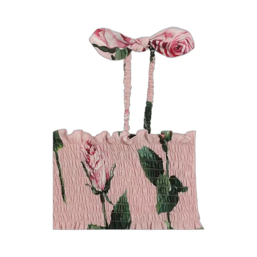 Rose-Print Dress