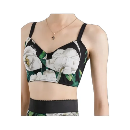 Gardenia Printed Bralette Top