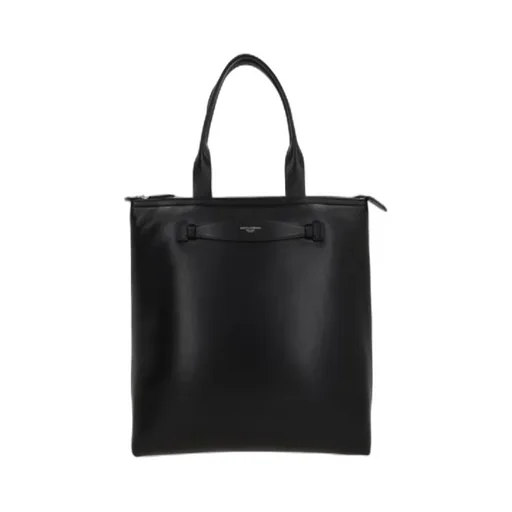 Logo Printed Zipped Tote Bag
