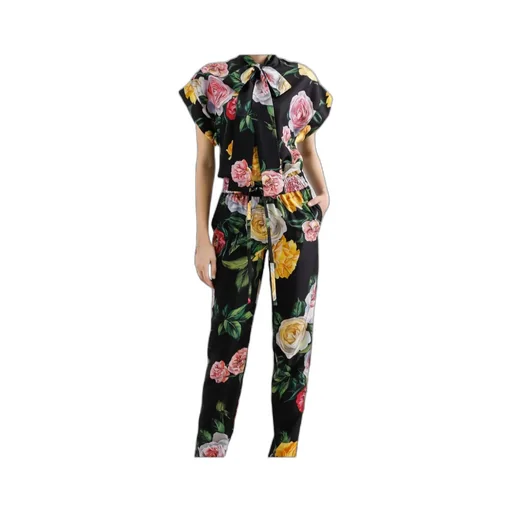 Floral Printed Habotai Shirt